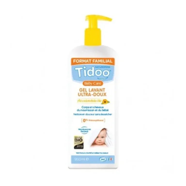 Tidoo Gel Lavant Moussant Sensitif Sans Parfum – 475ml