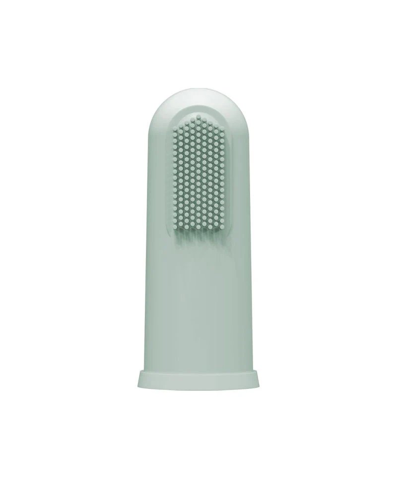 Dr. Brown&#039;s Brosse à dents en silicone avec étui 3M+ - Vert