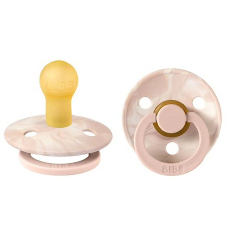 Lot de 2 Sucettes Bibs – Blush -Ivoire