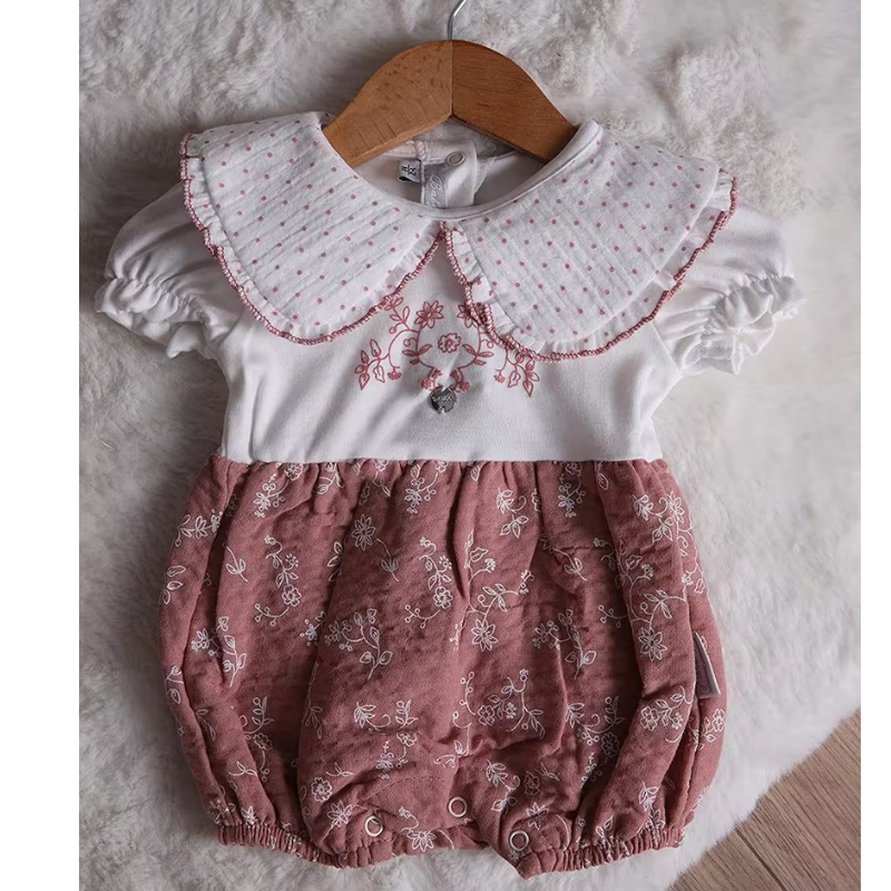 Combinaison en mousseline pour bébé fille Babydola 15180