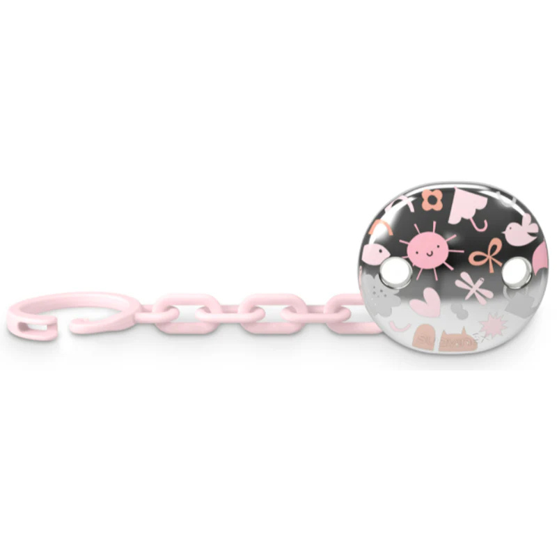 Suavinex Attache Sucette Ronde - Rose