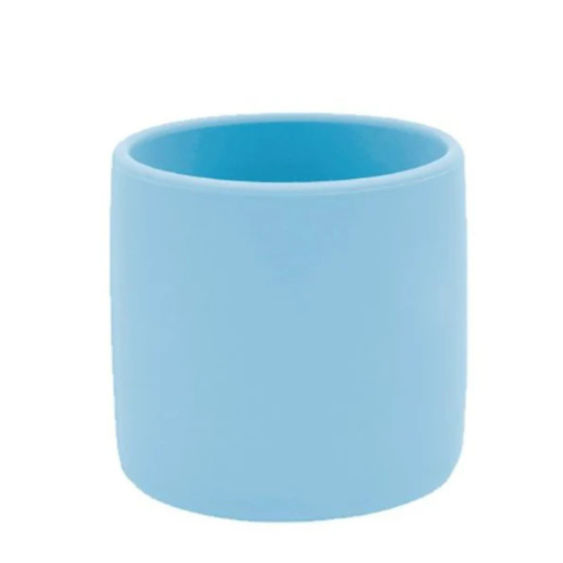 Set en Silicone MINIKOIOI Bol Gobelet Cuillère – Bleu