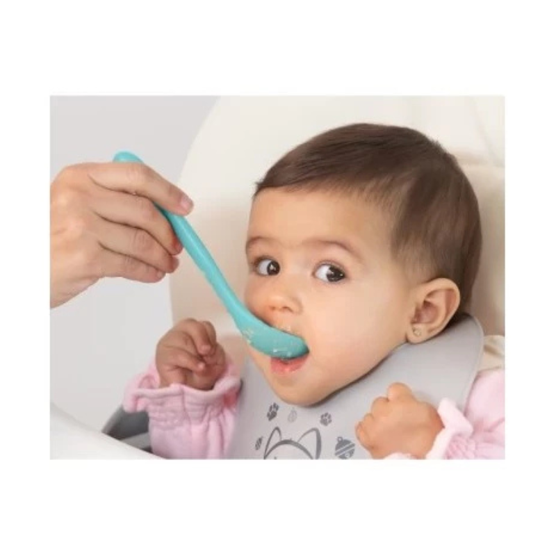 Cuillère Kiokids bleue