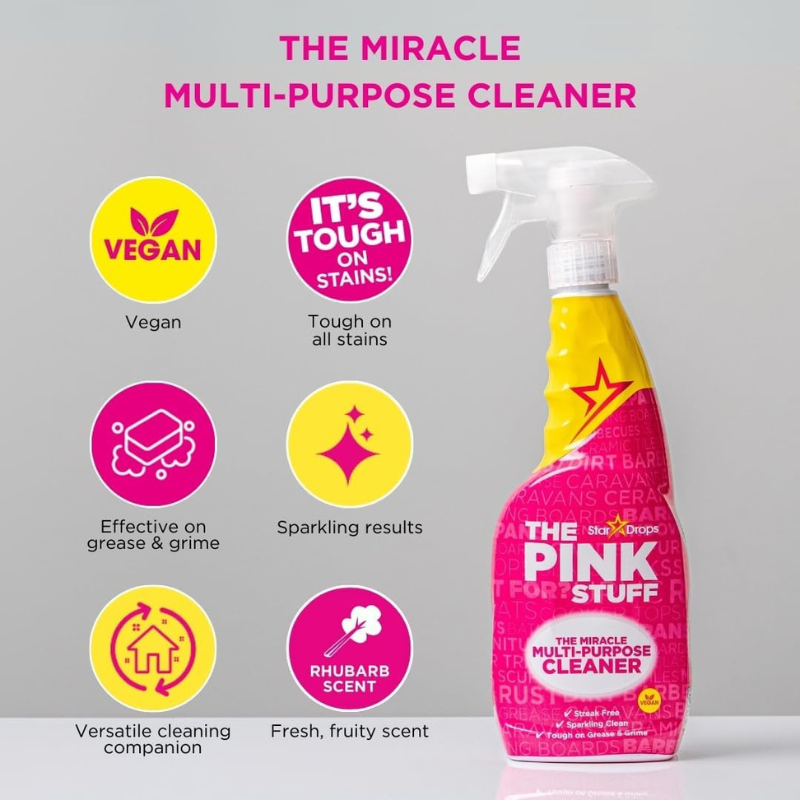 Nettoyant multi-usages miracle Pink Stuff