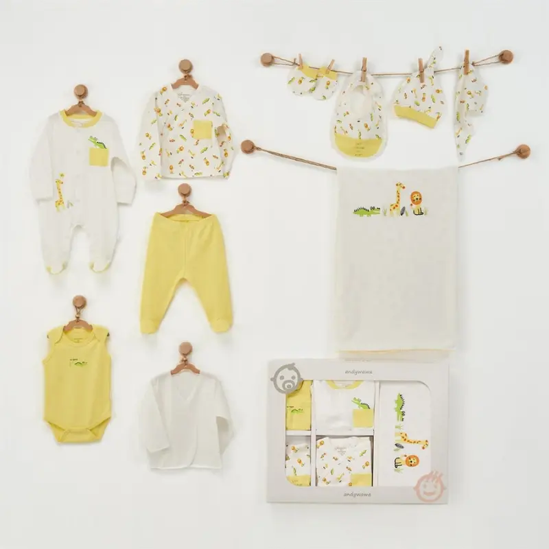 xx Andywawa AC22521 Baby Hospital Exit Ensemble de 10 pièces pour nouveau-né