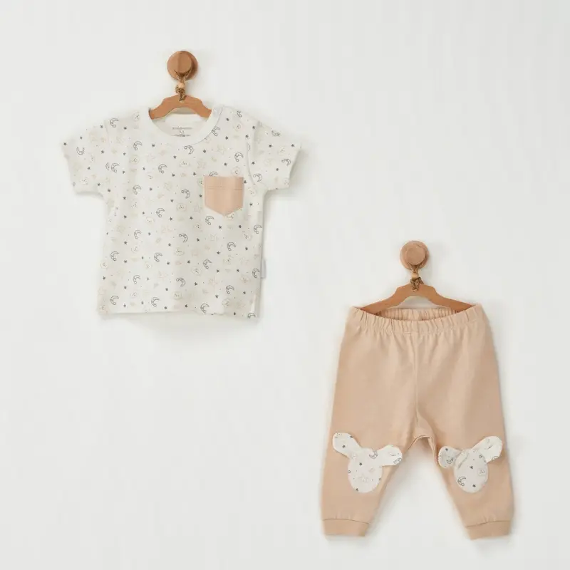 Andywawa Ensemble bébé 2 pièces AC22767 Beige