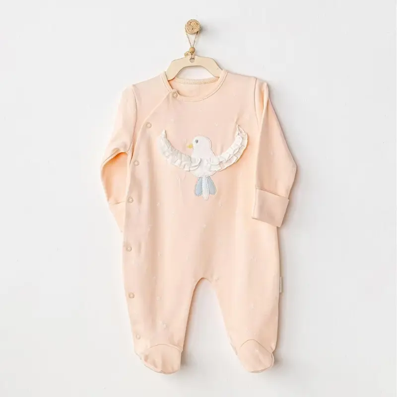 Andywawa Grenouillère bébé saumon