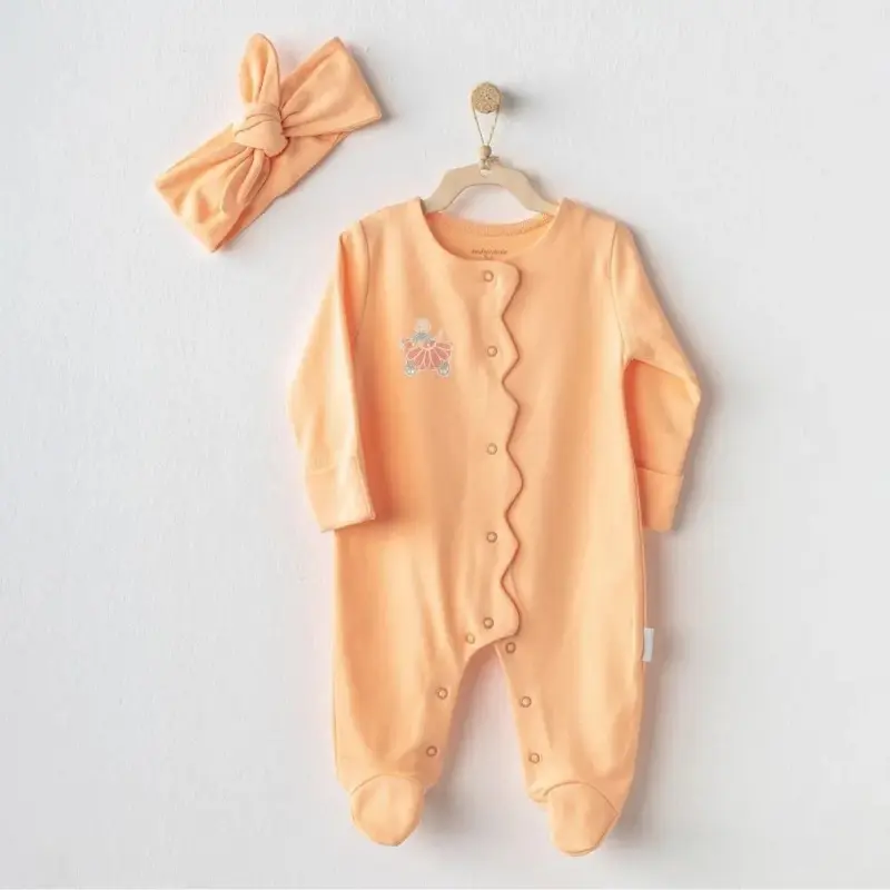 xx Andywawa Grenouillère bébé fille saumon