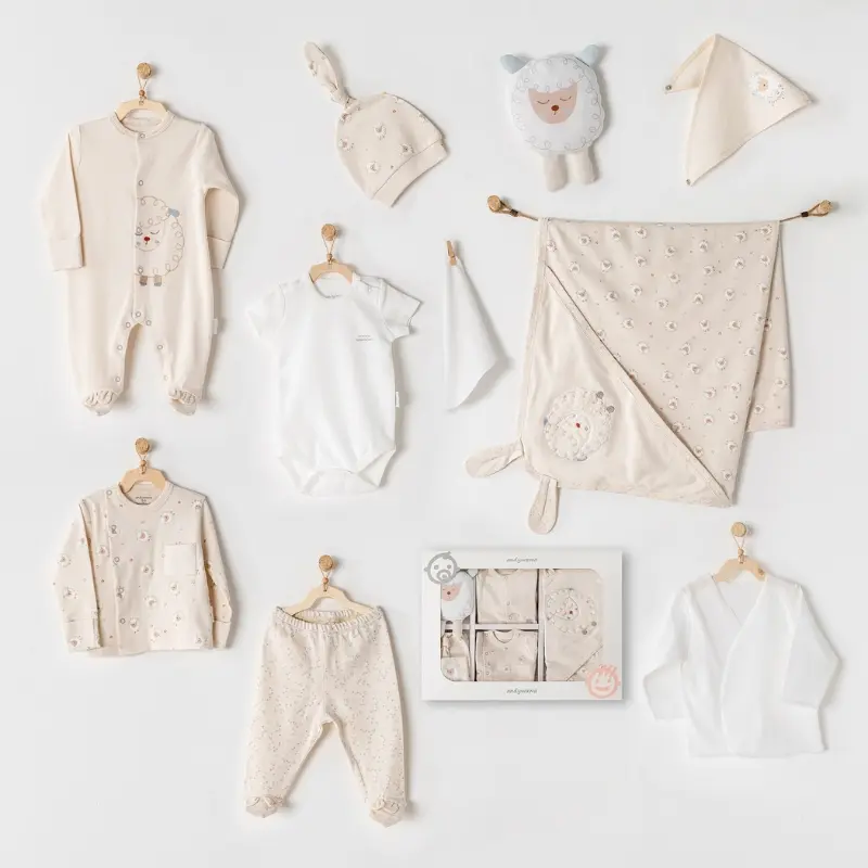 xx Andywawa Tiny Sheep Ensemble de 10 pièces pour sortie d'hôpital AC24331