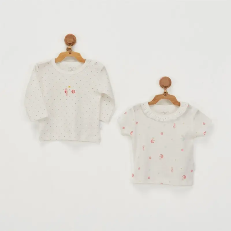 xx AndywawaLot de 2 t-shirts pour bébé Andywawa AC22619 T-shirts sirè