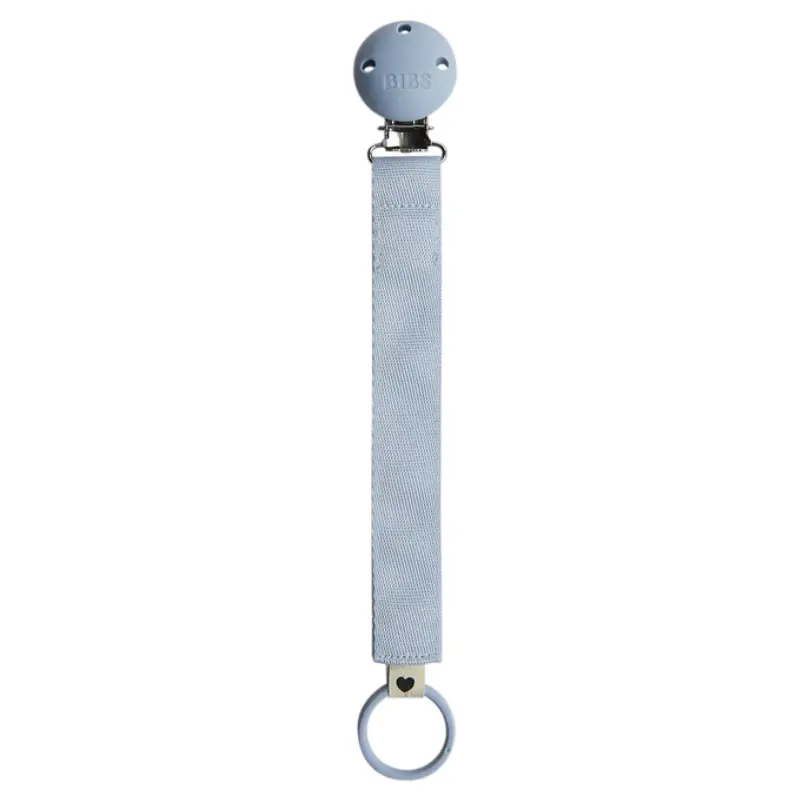 xx Attache-Sucette Ruban - Bleu Poudre - Bibs