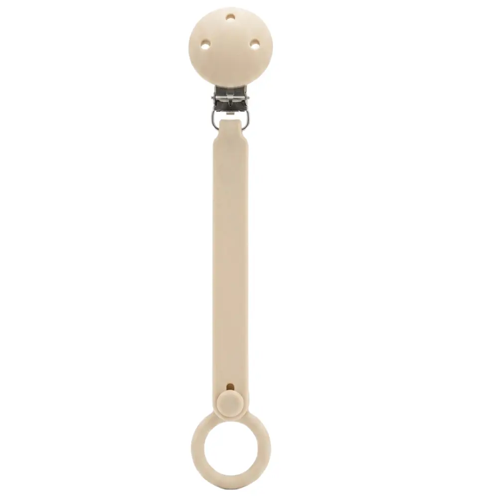 xx Attache-tétine en silicone Beige