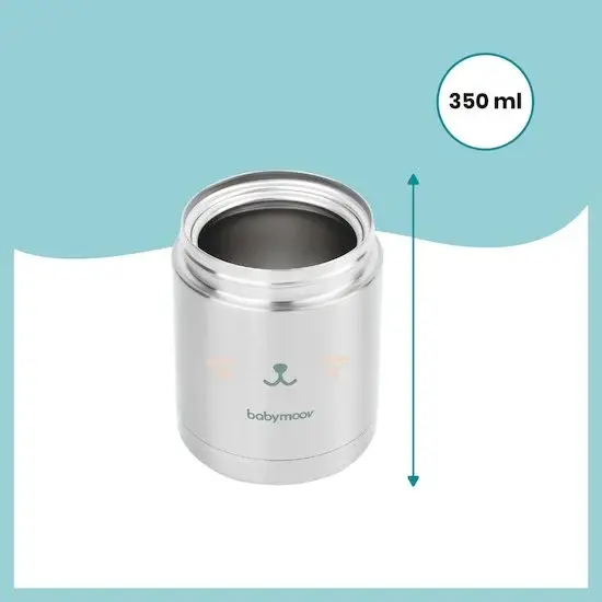 Babymoov Contenant Inox Eat'Isy Gris/Bleu