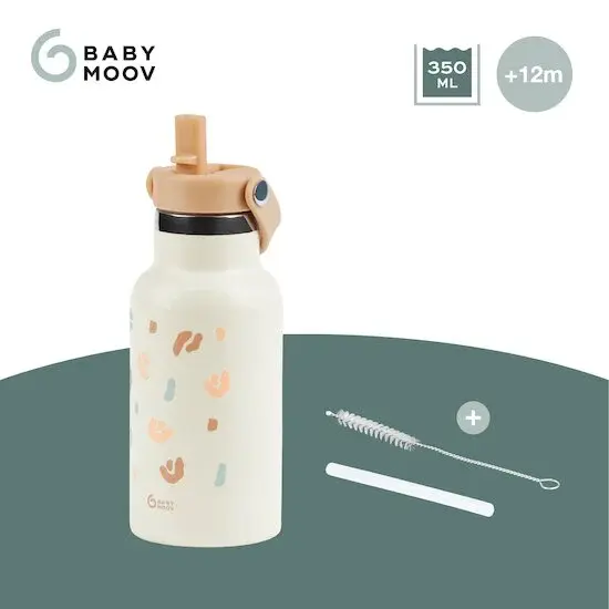 Babymoov Gourde Inox Little Explorer Ivory 350 ml