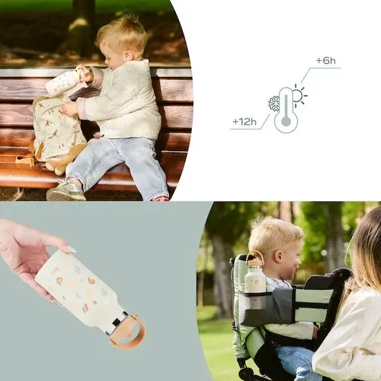 Babymoov Gourde Inox Little Explorer Ivory 350 ml