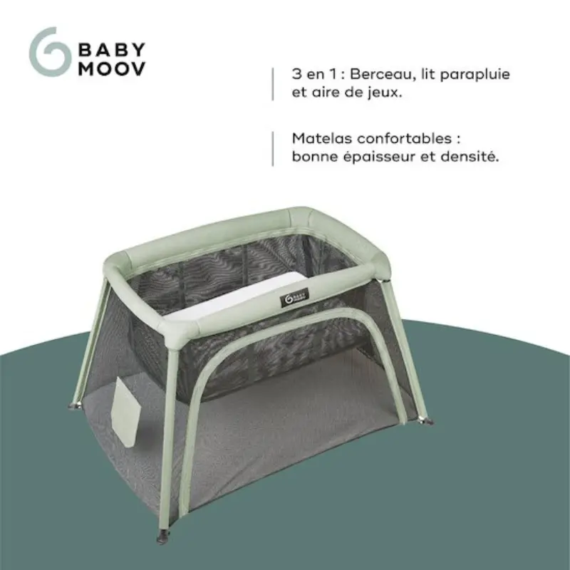 Babymoov Lit parapluie  Vert/Noir
