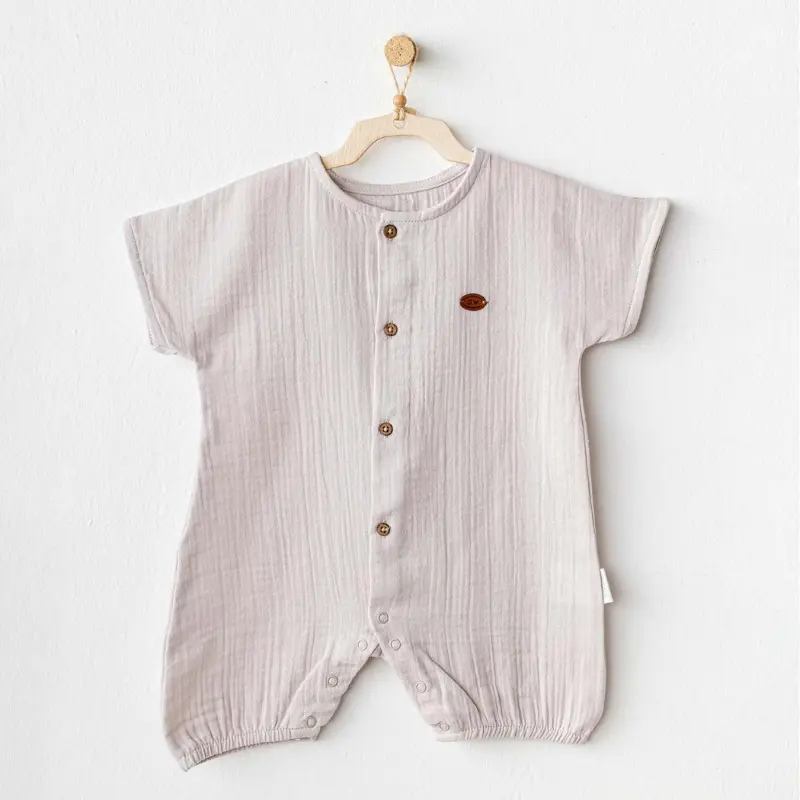 xx Barboteuse Andywawa en mousseline beige
