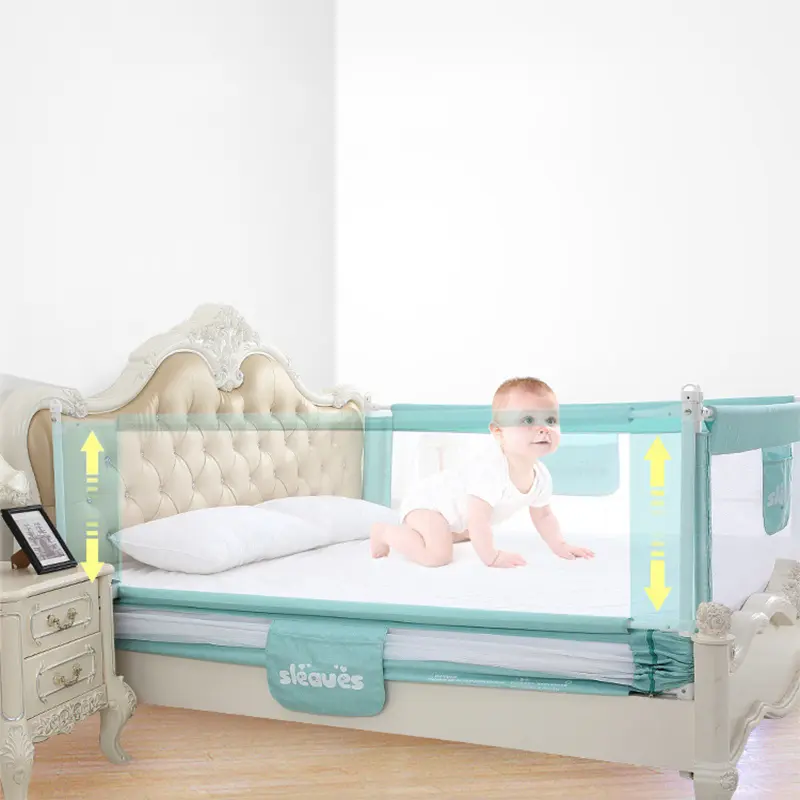 Barrière de lit pour la sécurité de bébé Rose 1.2M
