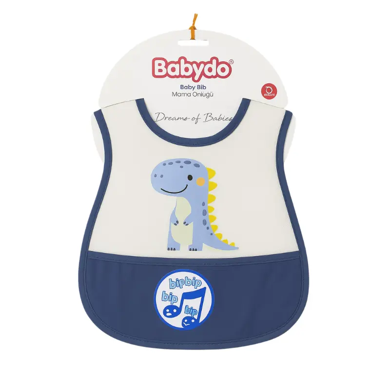 xx Bavoir avec pochette en coton – Babydo