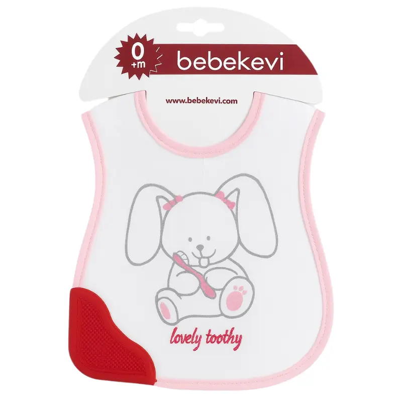 xx Bavoir tissu imperméable avec coin de dentition – Bebekevi