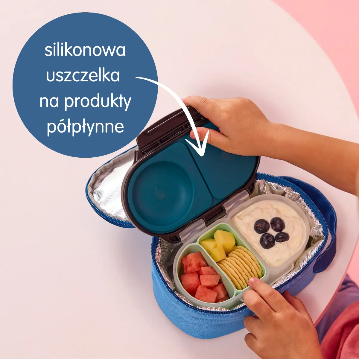 B.box Snackbox Night Vision – Boîte à Goûter Compartimentée pour Enfant
