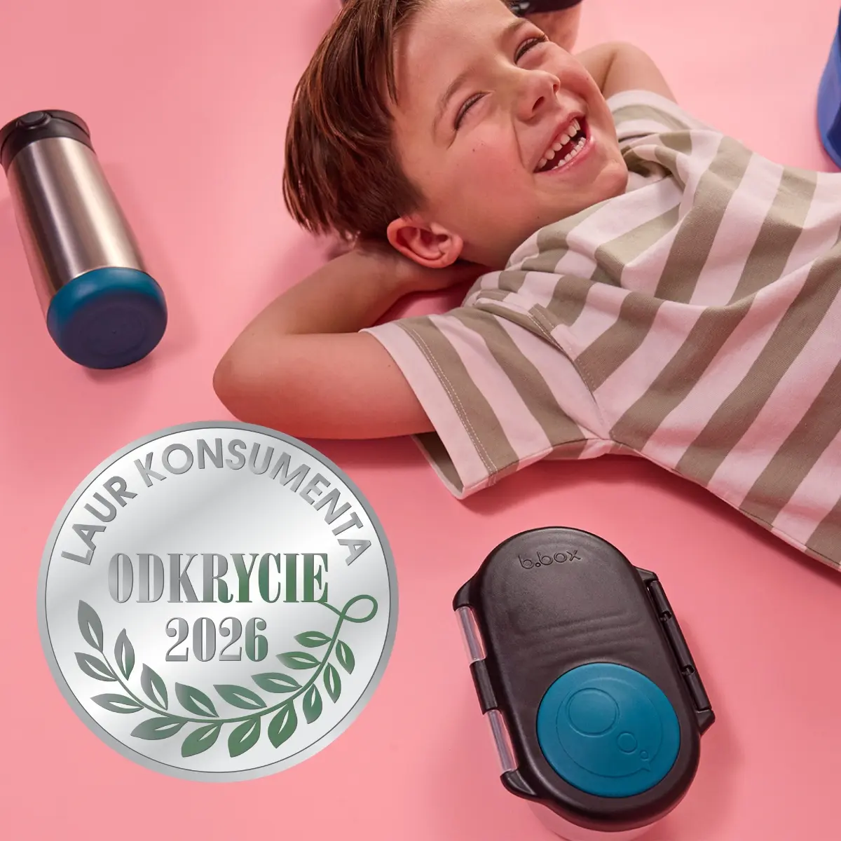 B.box Snackbox Night Vision – Boîte à Goûter Compartimentée pour Enfant