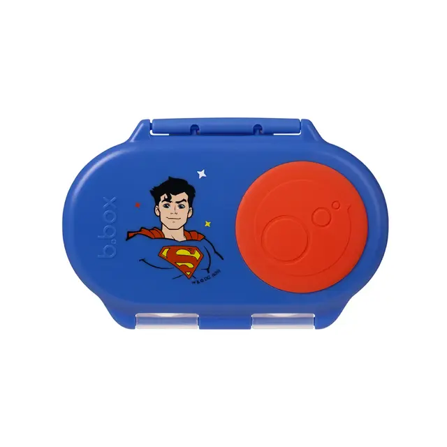 B.box Snackbox Superman – Boîte à Goûter Compartimentée pour Enfant