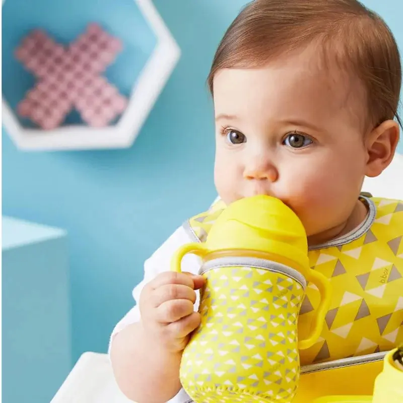 b.box Tasse d’Apprentissage avec Paille Pistachio 6+ Mois