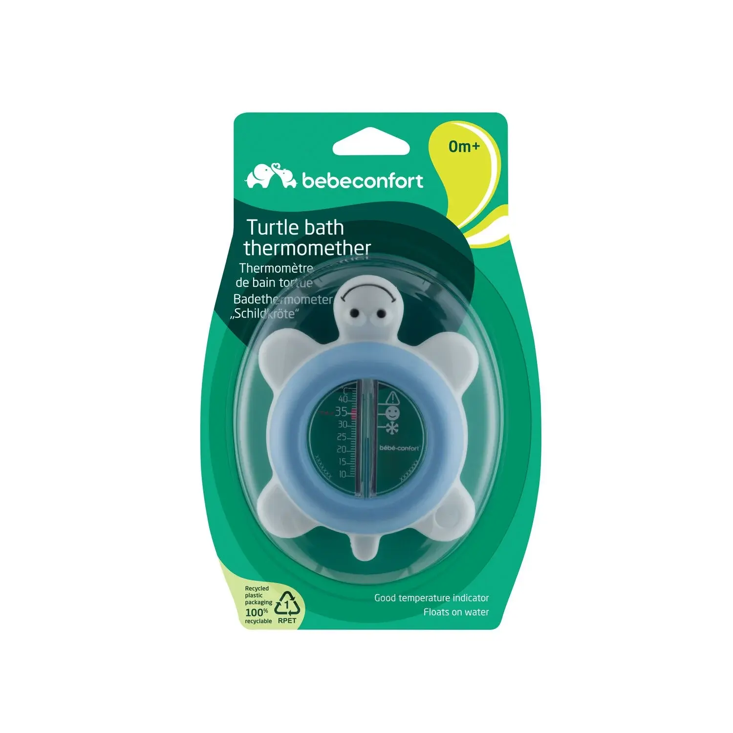 Bébé Confort Thermomètre de bain tortue Bleu