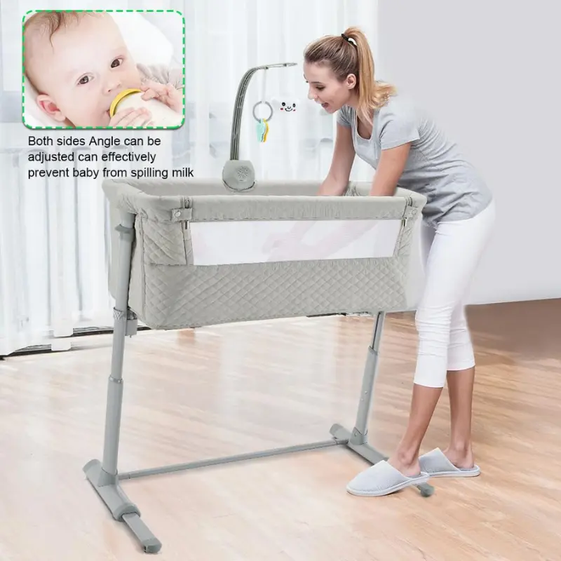 Berceau Bébé  – Lit Cododo Réglable et Portable, Confortable et Sécurisé pour Nouveau-né