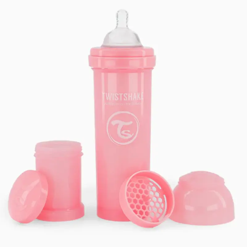 xx Biberon Anti-Colique Twistshake 330ml - Rose