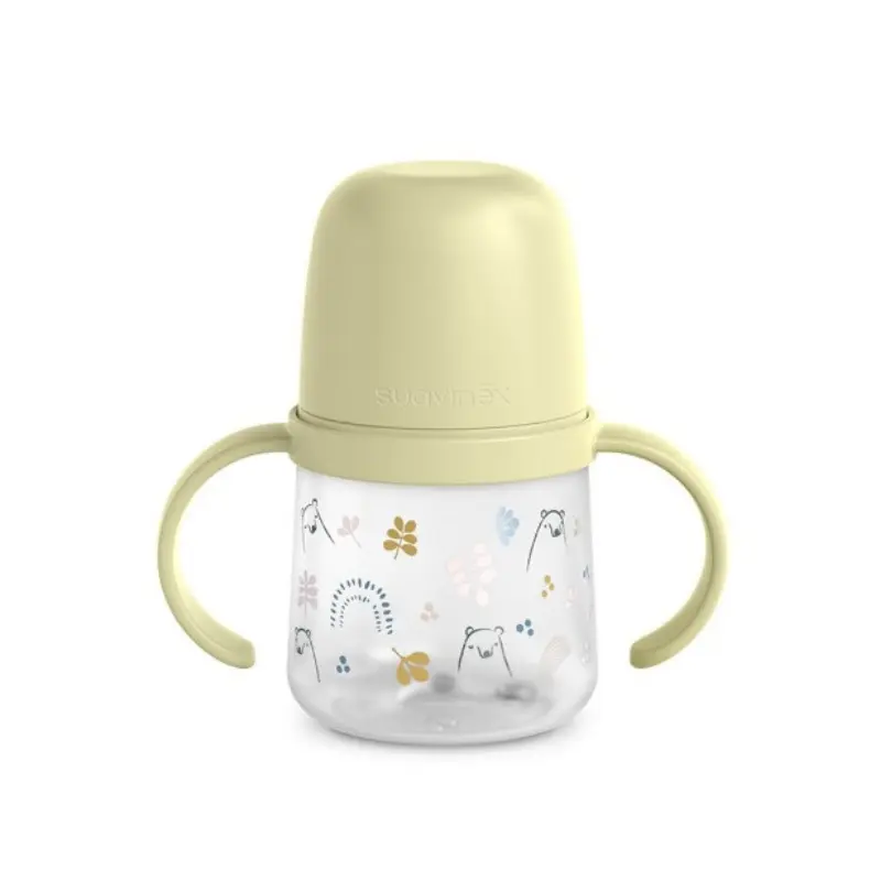 xx Biberon Suavinex First 150 ml +6m Ours Jaune
