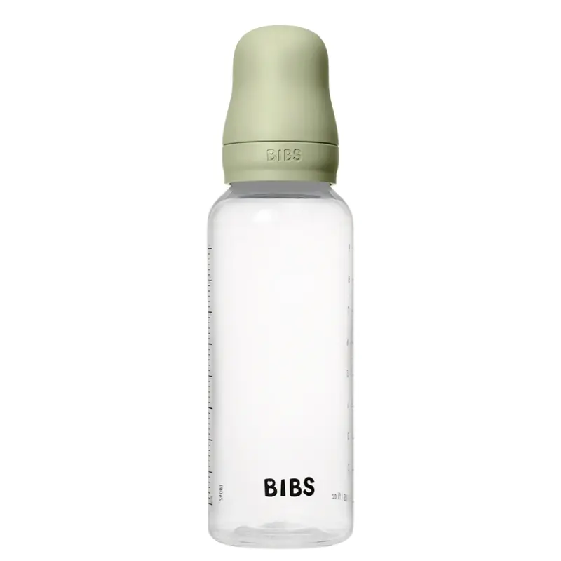 xx Biberons en Plastique sans BPA 270ml avec Tétine en Latex Débit moyen - Sage