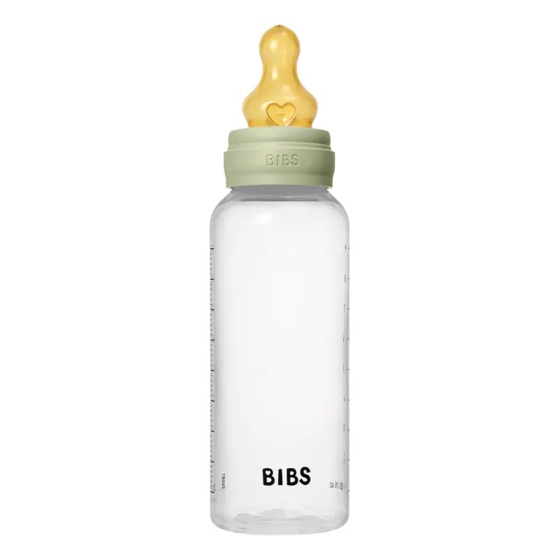 Biberons en Plastique sans BPA 270ml avec Tétine en Latex Débit moyen - Sage