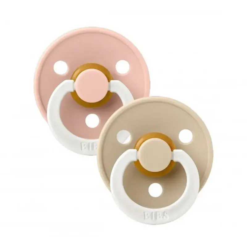 xx BIBS – Lot de 2 Sucettes Anatomiques Blush-Vanille