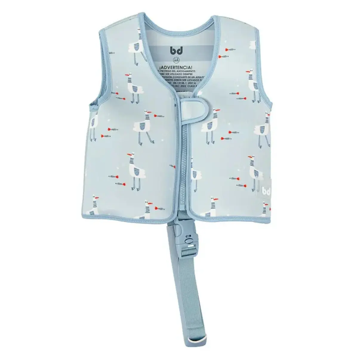 Bimbidreams Gilet de natation bébé anti-UV UPF 50+  - Gavina Azul