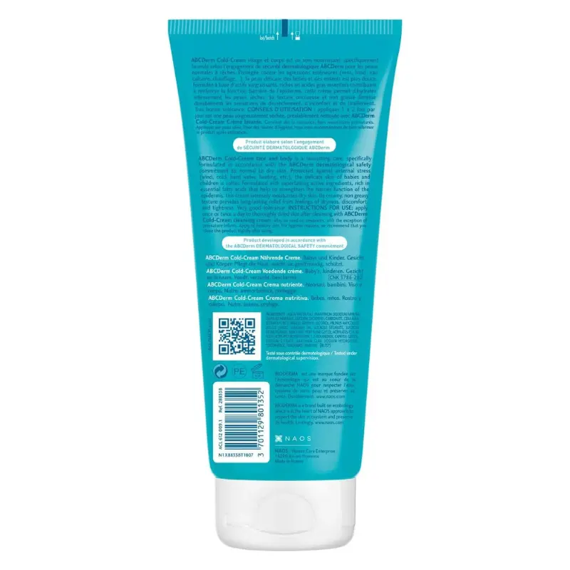 BIODERMA ABCDerm Cold-Cream Crème Corps 200 ml