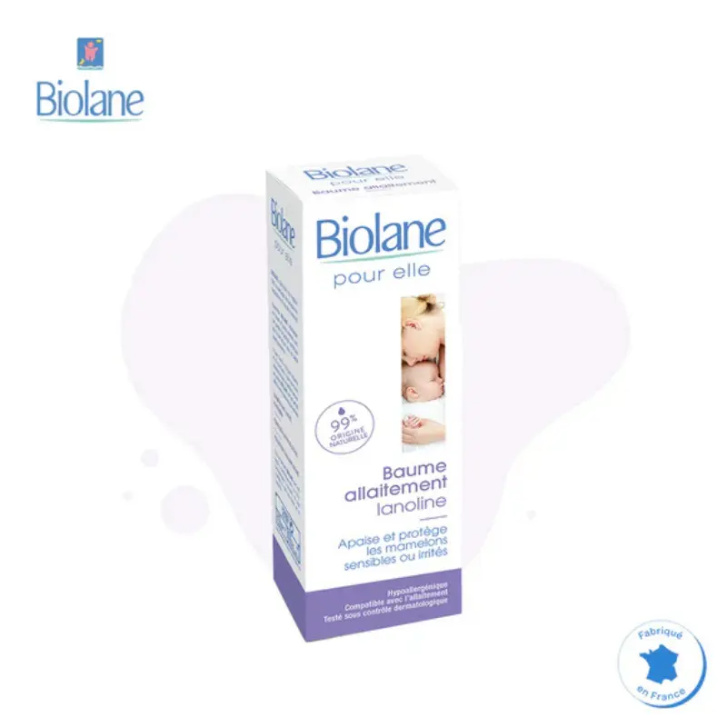 BIOLANE Baume Allaitement 40ml Soin Nourrissant et Apaisant pour Mamelons  Certifié Bio
