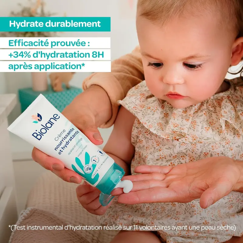 BIOLANE Crème Nourrissante et Hydratante Bébé 100 ml
