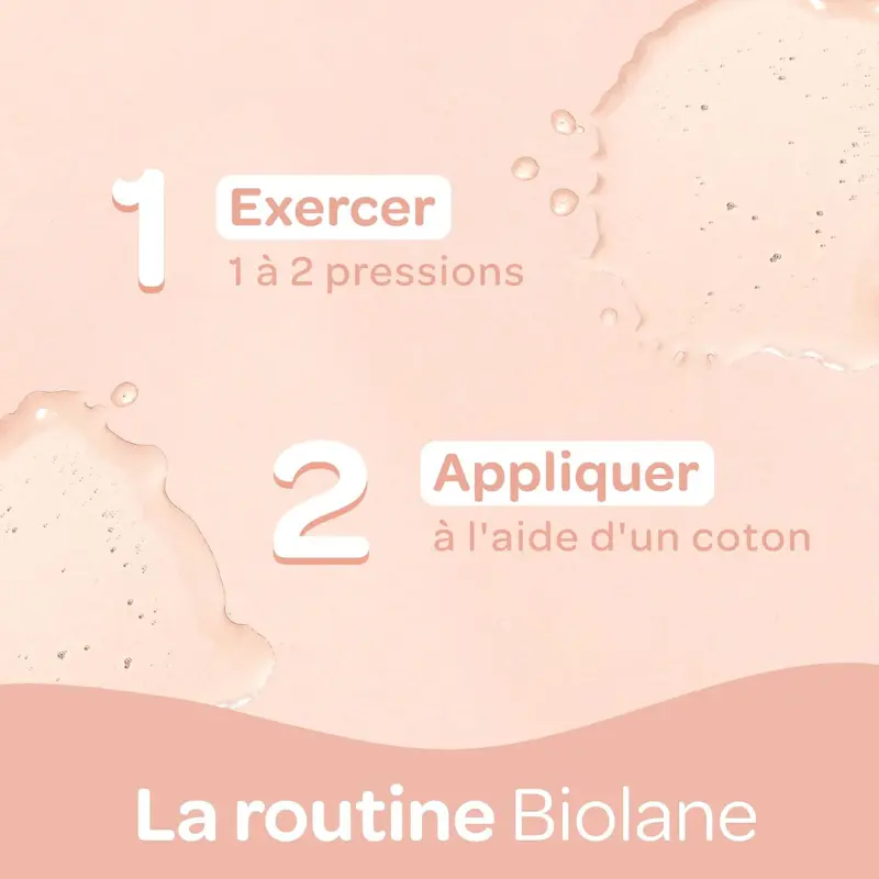BIOLANE Eau Pure H2O 350ml Nettoyant Doux pour Visage, Corps et Siège Bébé Sans Rinçage