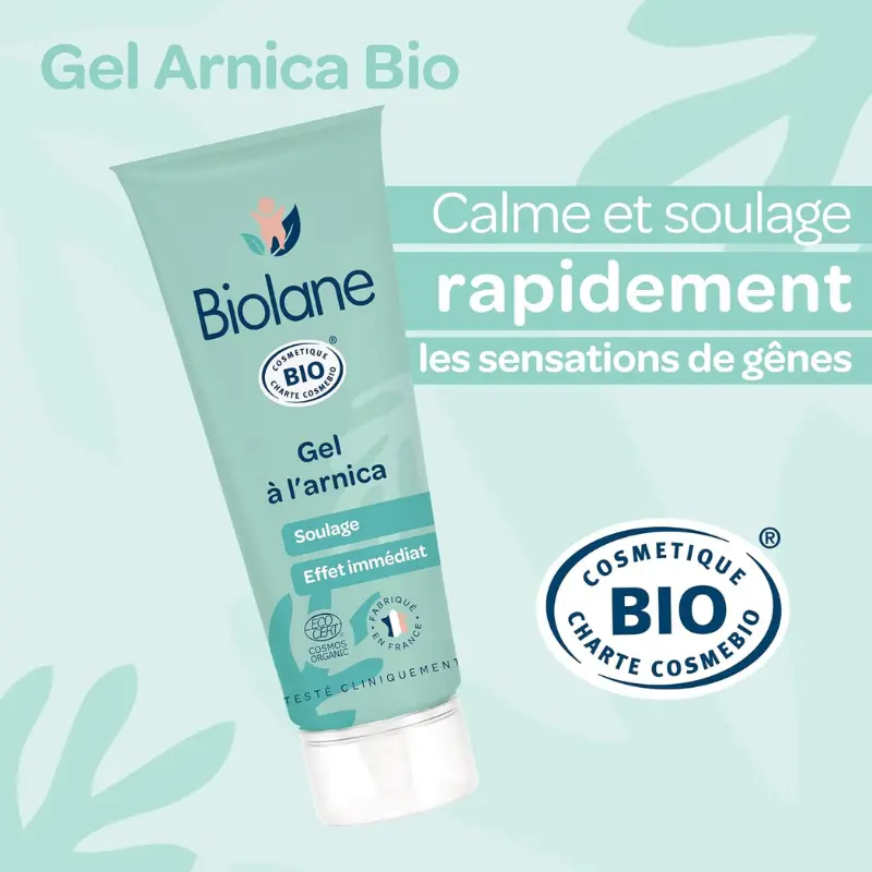 BIOLANE Gel à l’Arnica certifié Bio 20 ml Soulage et apaise