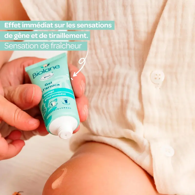 BIOLANE Gel à l’Arnica certifié Bio 20 ml Soulage et apaise