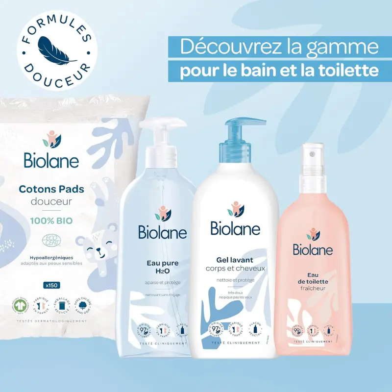 BIOLANE Gel Lavant Surgras 750ml  Corps et Cheveux Bébé
