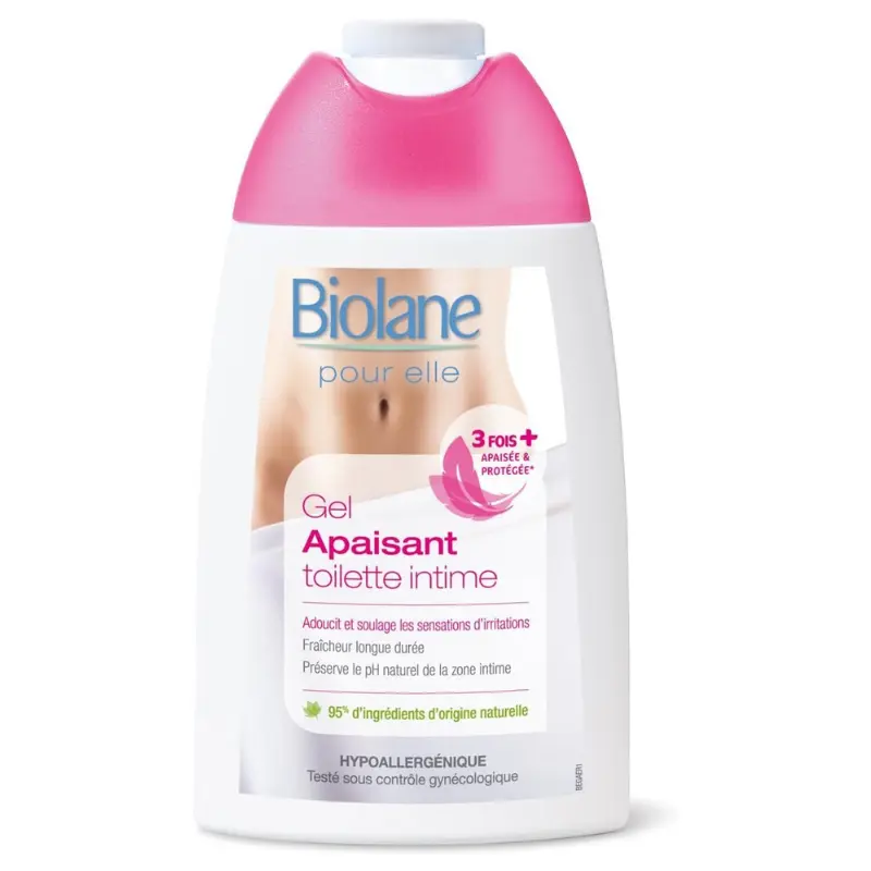 xx Biolane Gel Toilette Intime Apaisant 200ml