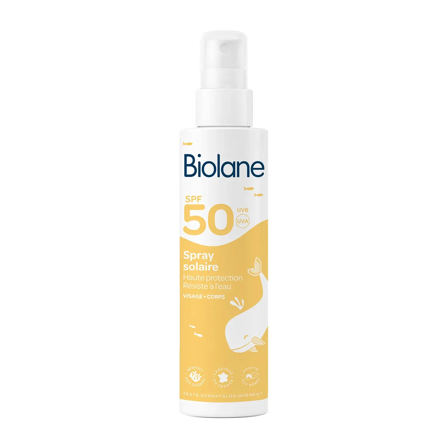 Biolane Spray solaire SPF50 Visage & Corps 200ml