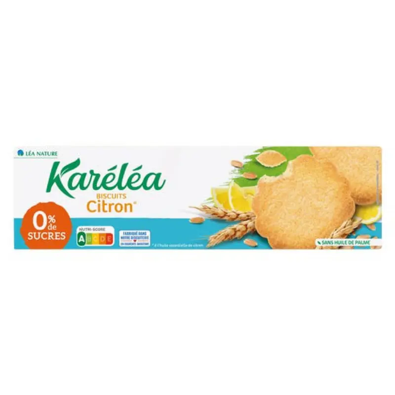 xx Biscuits au citron non sucrés Karelea 132 g
