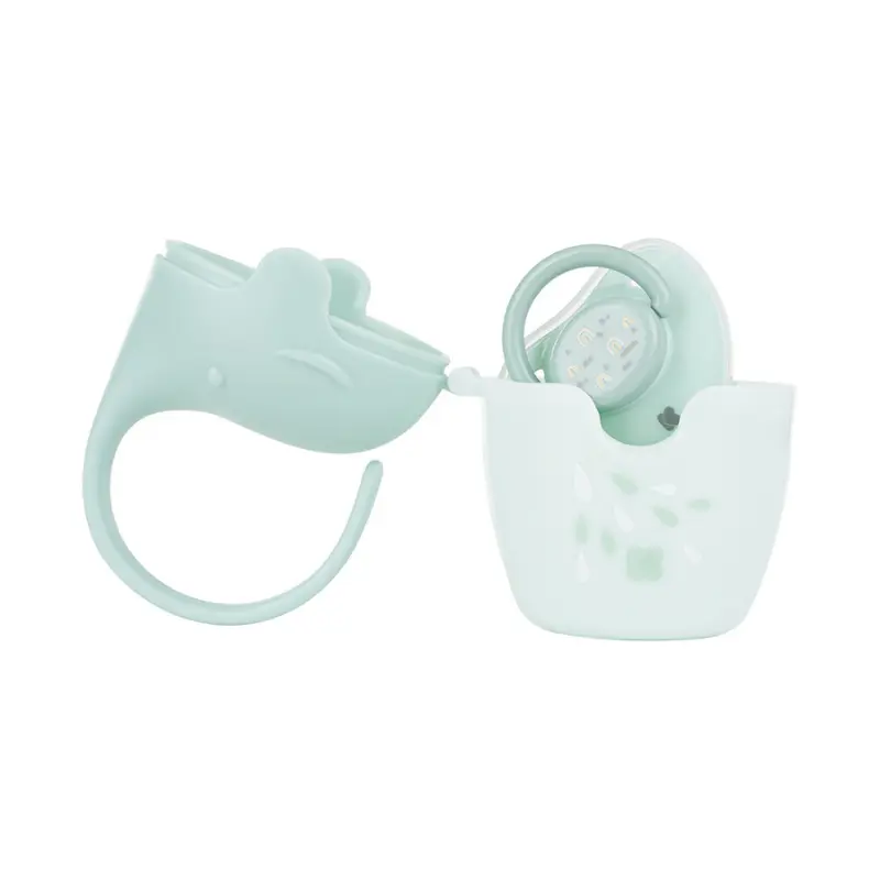 xx Boite à sucette pour 2 Elephant Mint Kikkaboo