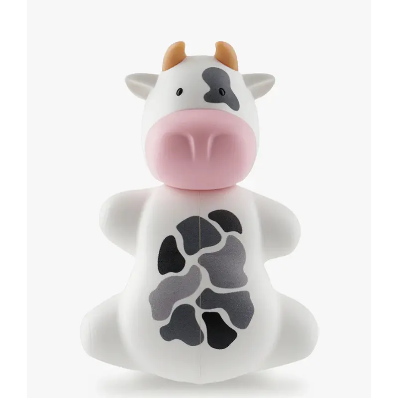 Brosse à dent Flipper avec couvercle - Vache