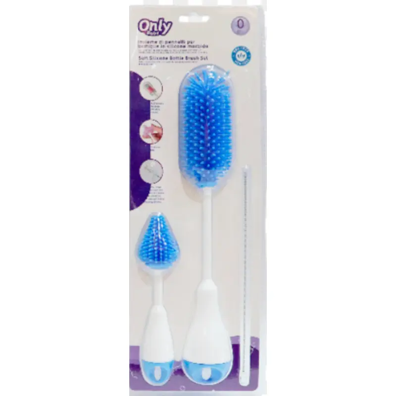 xx BROSSE EN SILICONE X2 - bleu