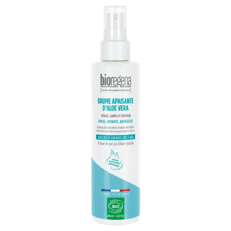 Brume apaisante d’aloe vera – bioregena